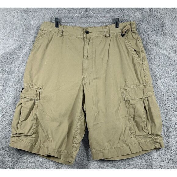 POLO Jeans Co Ralph Lauren‎ Mens  Cargo Shorts Military Surplus Size 36 x 12 Tan - Picture 1 of 8